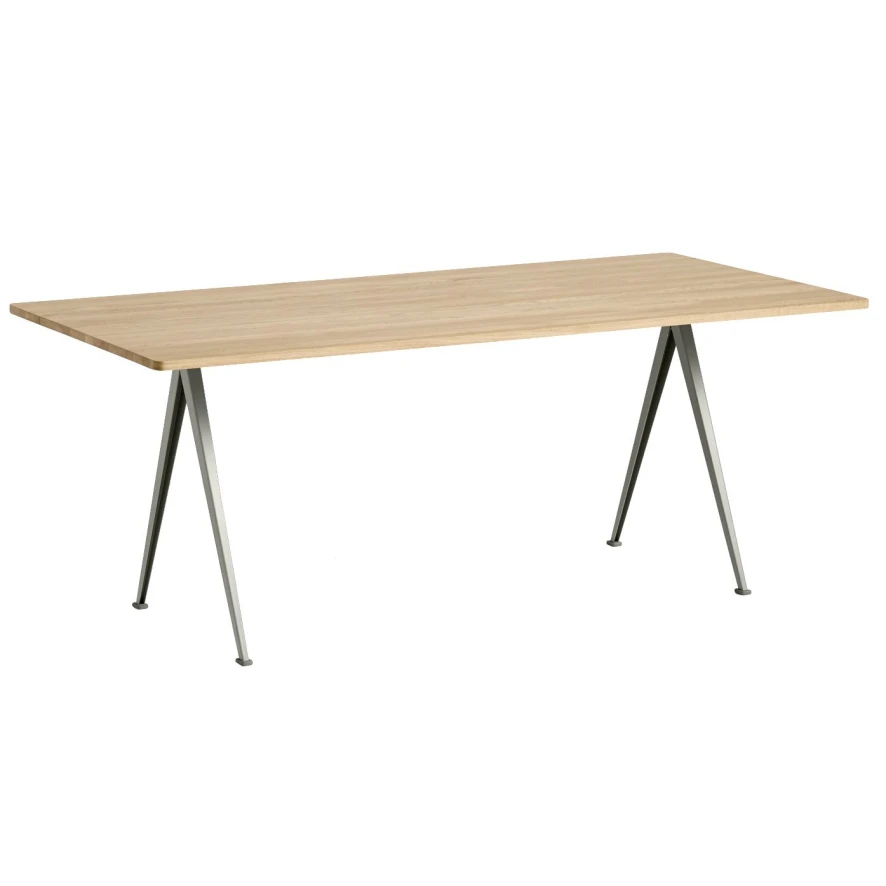 Hay Pyramid 02 Tafel 190x85 Mat Gelakt, Beige Onderstel 15 Hay Pyramid 02 Tafel 190x85 Mat Gelakt, Beige Onderstel - Afbeelding 13