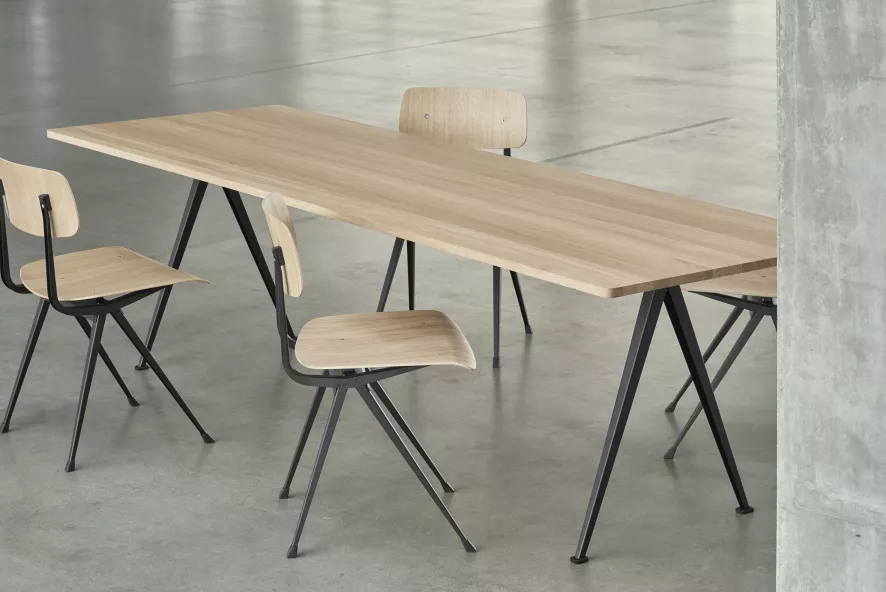 Hay Pyramid 02 Tafel 190x85 Mat Gelakt, Beige Onderstel 10 Hay Pyramid 02 Tafel 190x85 Mat Gelakt, Beige Onderstel - Afbeelding 8