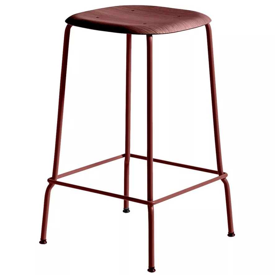 Hay Soft Edge 80 Barkruk 75cm Fall Red 3 Hay Soft Edge 80 Barkruk 75cm Fall Red