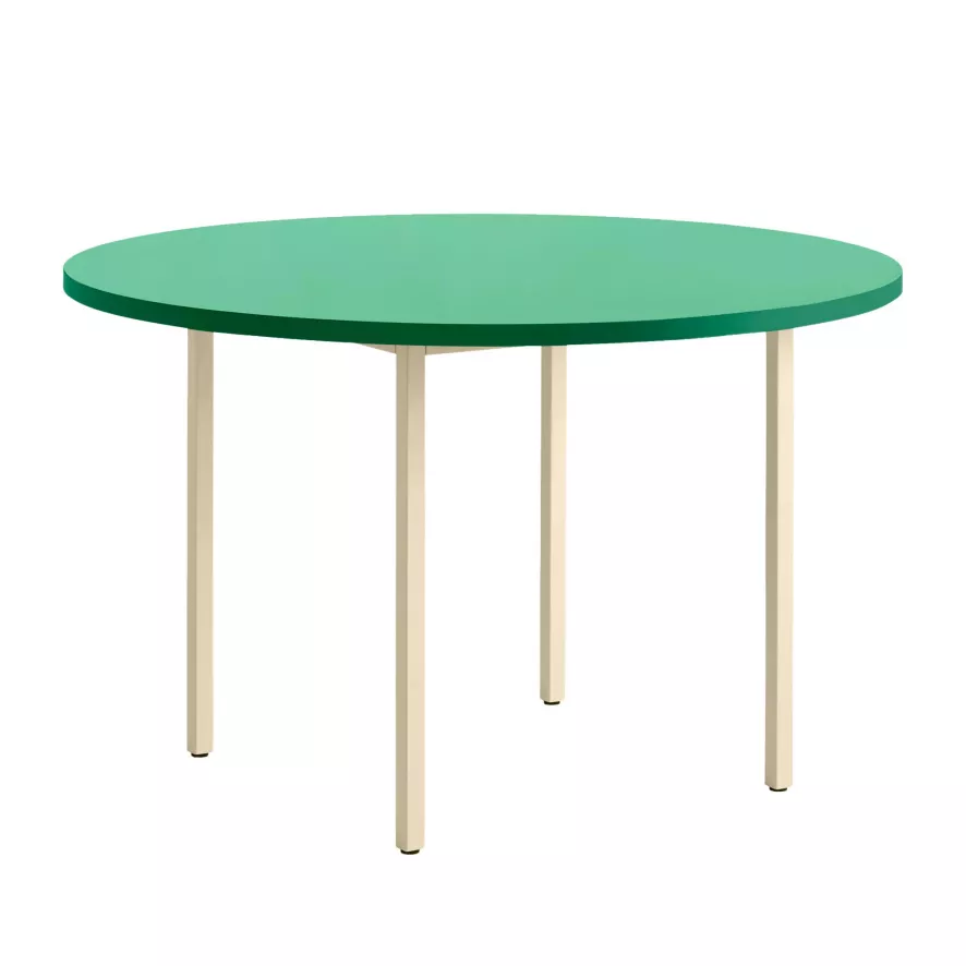 Hay Two-Colour Tafel 105 Blauw, Rood Onderstel 4 Hay Two-Colour Tafel 105 Blauw, Rood Onderstel - Afbeelding 2