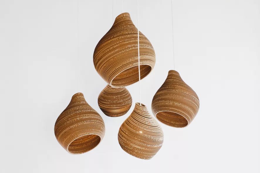 Graypants Scraplights Hive 9 Hanglamp Ø23 Blond 8 Graypants Scraplights Hive 9 Hanglamp Ø23 Blond - Afbeelding 6