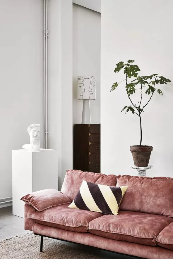 HKliving Retro Bank 3-zits Wafer/cream 16 HKliving Retro Bank 3-zits Wafer/cream - Afbeelding 14