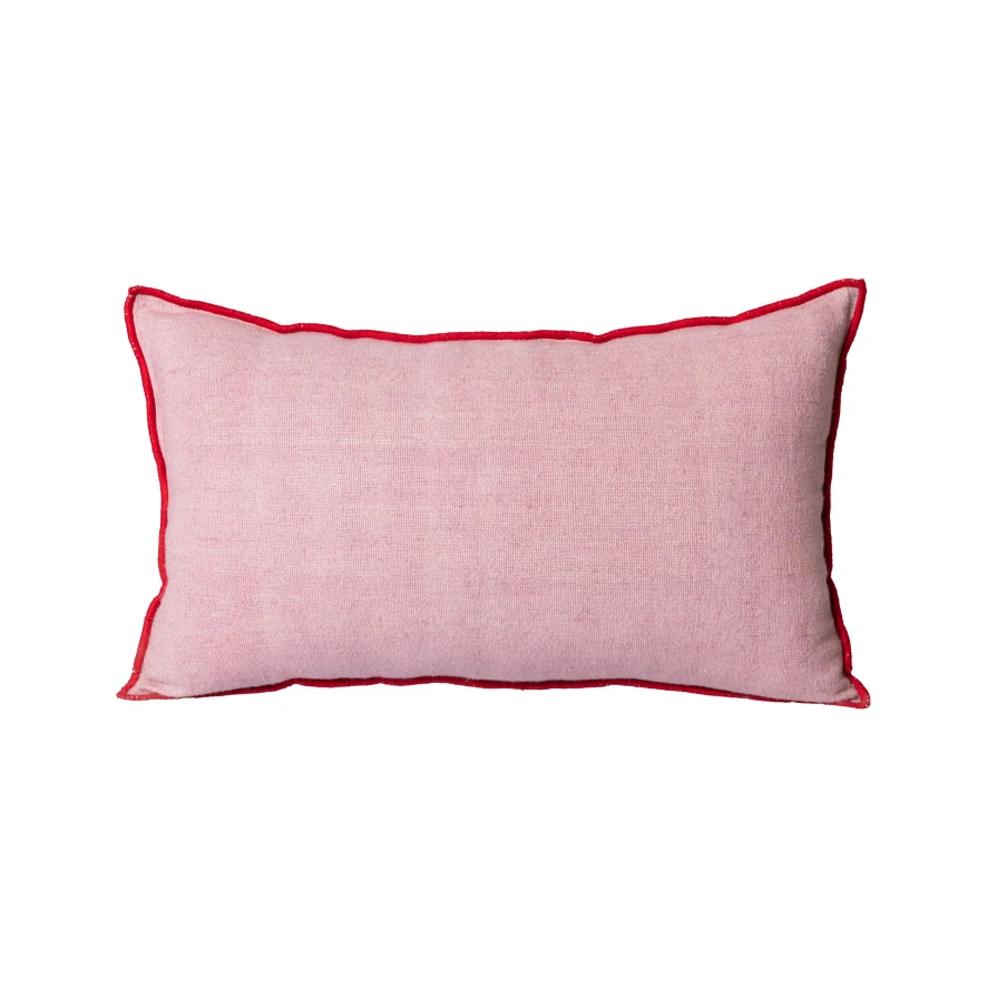 HKliving Linen Cotton Kussen 50x30 Sunset 4 HKliving Linen Cotton Kussen 50x30 Sunset - Afbeelding 2