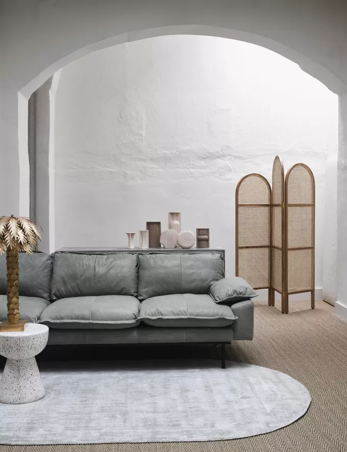 HKliving Retro Bank 3-zits Royal Velvet, Green 10 HKliving Retro Bank 3-zits Royal Velvet, Green - Afbeelding 8