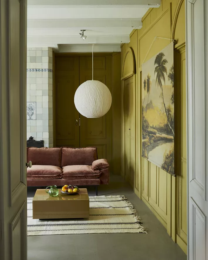 HKliving Retro Bank 3-zits Royal Velvet, Green 21 HKliving Retro Bank 3-zits Royal Velvet, Green - Afbeelding 19