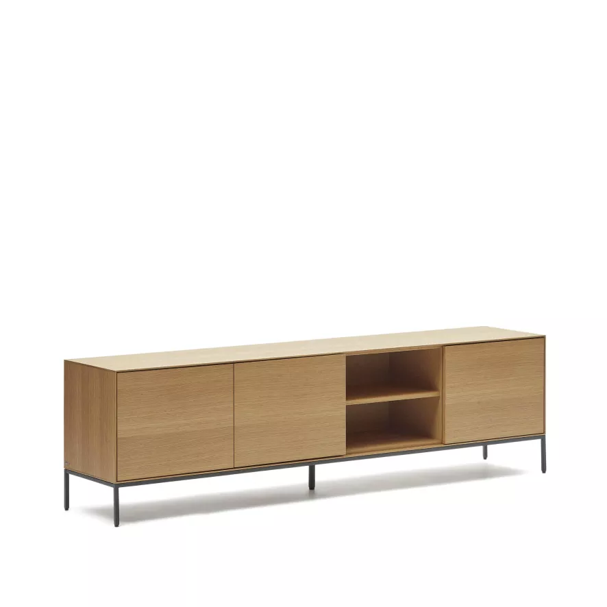 Kave Home Vedrana Tv-meubel 195x55 Eiken 6 Kave Home Vedrana Tv-meubel 195x55 Eiken - Afbeelding 4