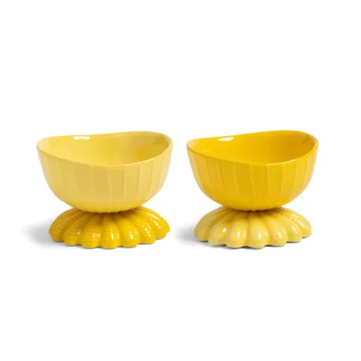 & Klevering &klevering Clam Kom Ø11 Set Van 2 Geel