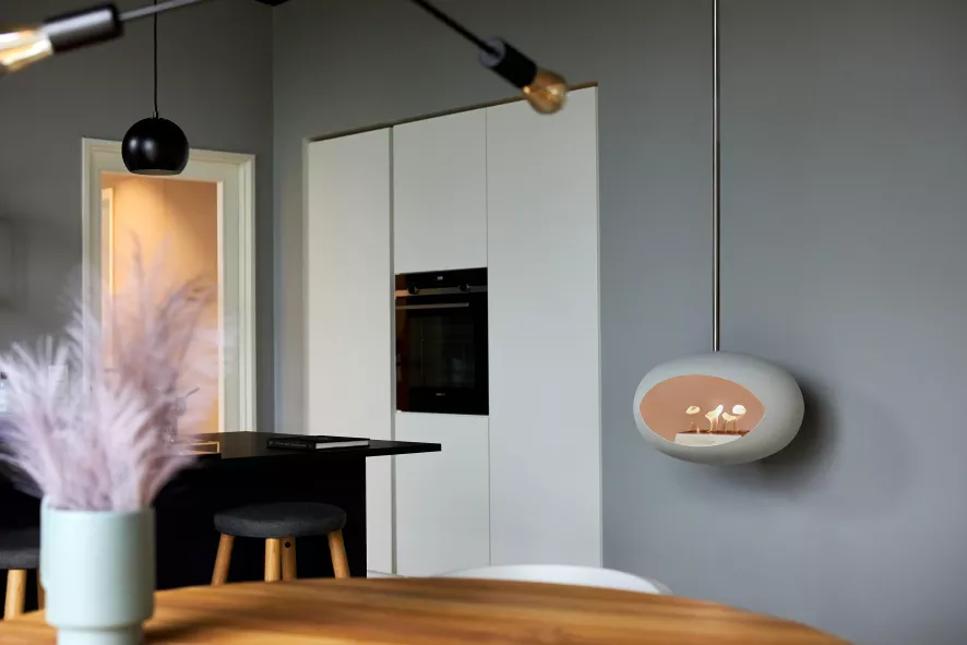 Le Feu Sky Haard Bio Ethanol 100 Cm White Black Pole 4 Le Feu Sky Haard Bio Ethanol 100 Cm White Black Pole - Afbeelding 2