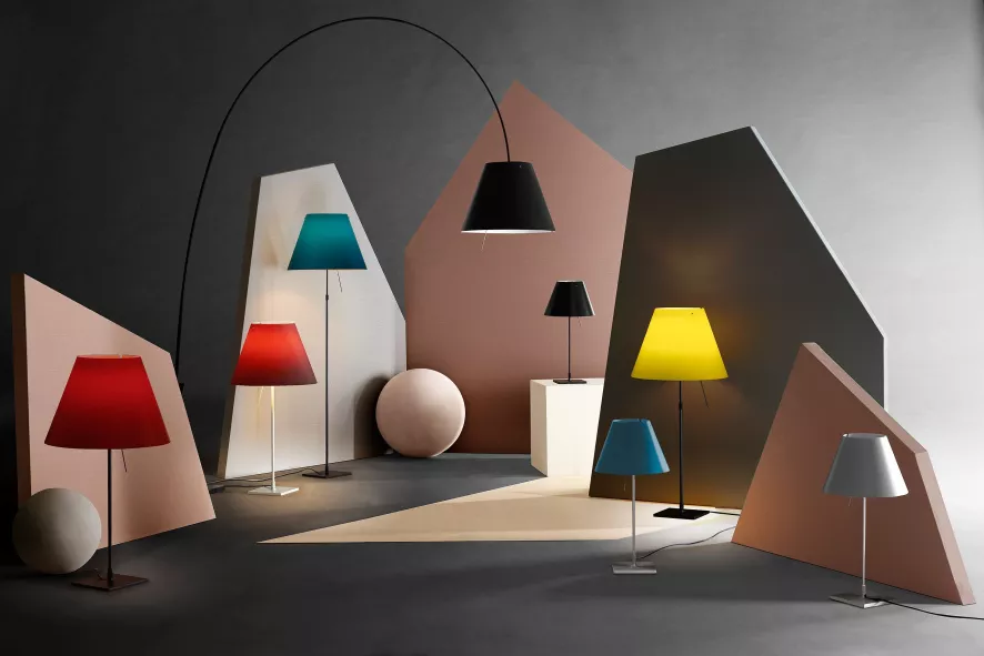 Luceplan Costanzina Tafellamp Aluminium/Comfort Green 8 Luceplan Costanzina Tafellamp Aluminium/Comfort Green - Afbeelding 6