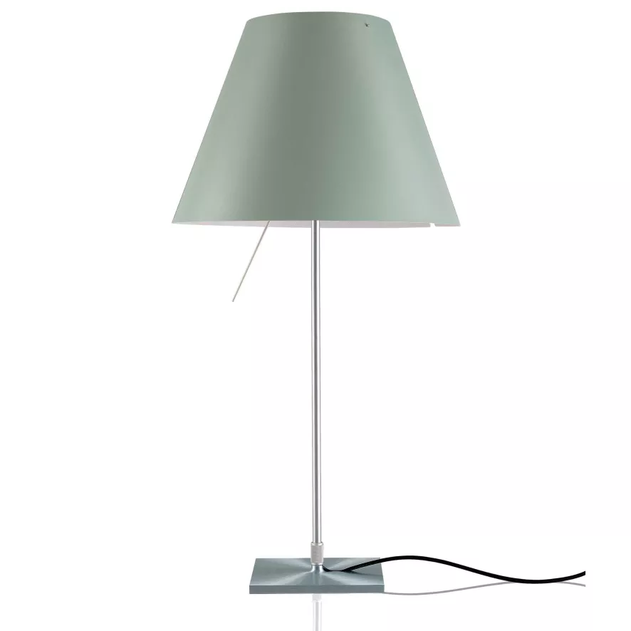 Luceplan Costanzina Tafellamp Aluminium/Comfort Green 3 Luceplan Costanzina Tafellamp Aluminium/Comfort Green