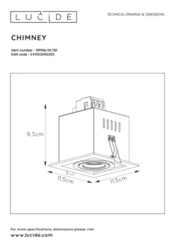 Lucide Chimney 1 Spot Inbouw Zwart -Winkel Voor Woninginrichting x886x886 lucide chimney inbouwspot3.jpg.pagespeed.ic .KLpW0uQGP1