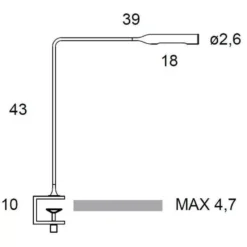 Lumina Flo Clamp Klemlamp LED 3000K Geel 19 Lumina Flo Clamp Klemlamp LED 3000K Geel -Winkel Voor Woninginrichting x886x886 lum 955 lumina flo clamp tafellamp afmeting 600x600 kopie.jpg.pagespeed.ic .jpk9i W21C