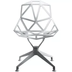 Magis Chair One 4Star Stoel Draaibaar Wit