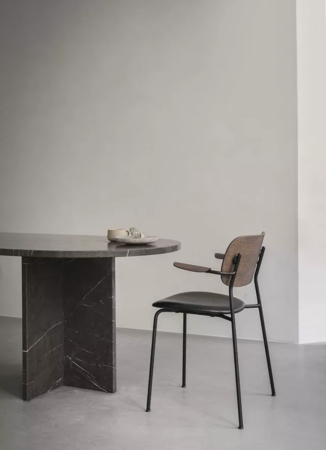 Audo Copenhagen Co Chair Stoel Zwart Met Arm Gestof. Donker Eik Champion 061 15 Audo Copenhagen Co Chair Stoel Zwart Met Arm Gestof. Donker Eik Champion 061 - Afbeelding 13