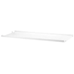 String Furniture Metal Shelf Low Edge 78x20 1-pack Wit