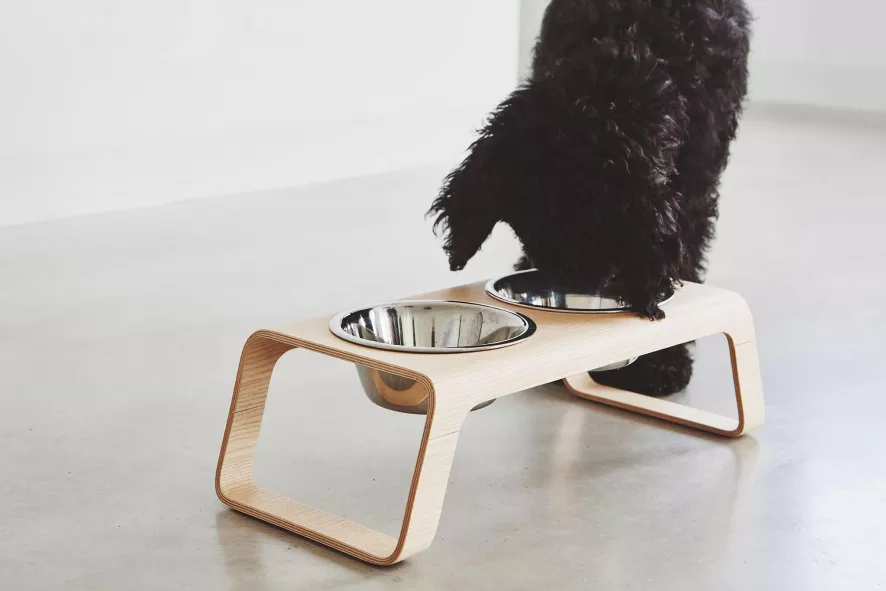 MiaCara Desco Hondenvoerbak Medium Aluminium Grijs 12 MiaCara Desco Hondenvoerbak Medium Aluminium Grijs - Afbeelding 10