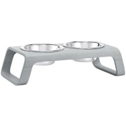 MiaCara Desco Hondenvoerbak Small Essen Grijs