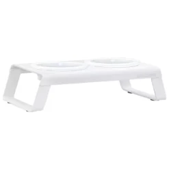 MiaCara Desco Kattenvoerbak Porselein Wit