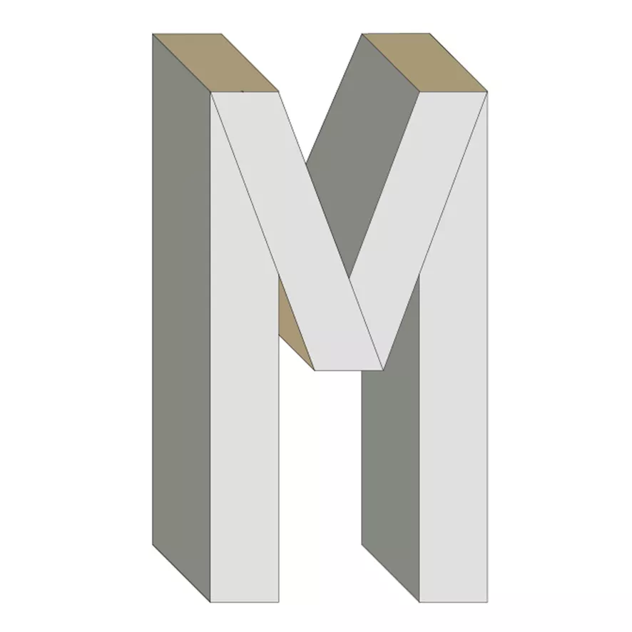 Mogg Letteronza Spiegel Large F 11 Mogg Letteronza Spiegel Large F - Afbeelding 9