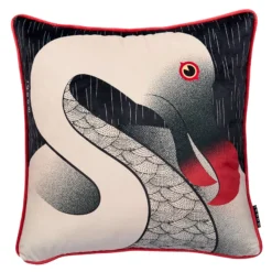 Moooi Dodo Pavone Kussen 50x50 Black