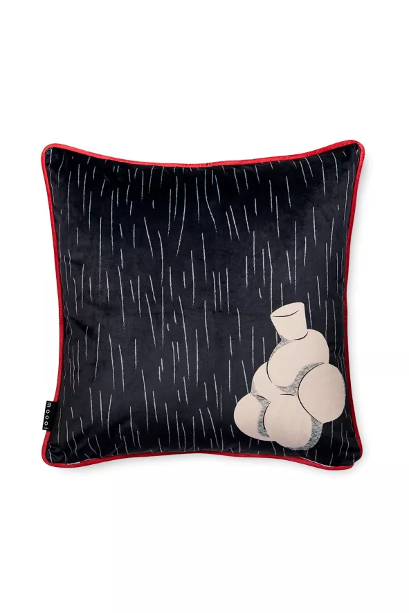 Moooi Dodo Pavone Kussen 50x50 Black 5 Moooi Dodo Pavone Kussen 50x50 Black - Afbeelding 3