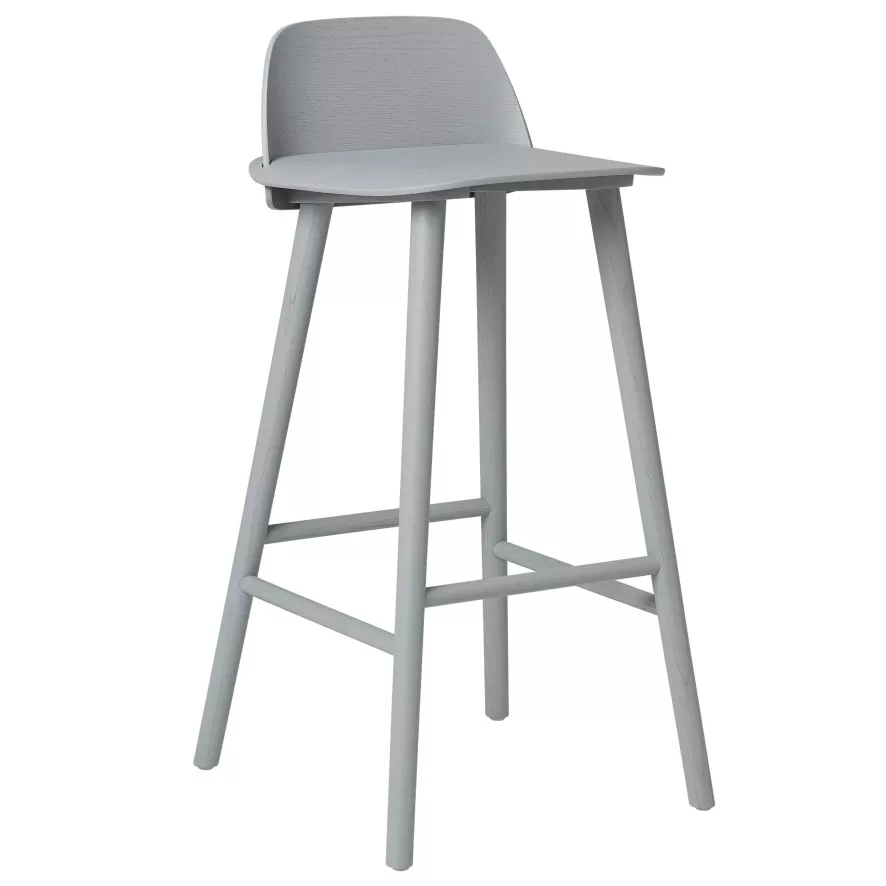 Muuto Nerd Barkruk 75 Grijs 3 Muuto Nerd Barkruk 75 Grijs