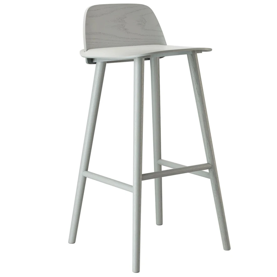 Muuto Nerd Barkruk 75 Grijs 19 Muuto Nerd Barkruk 75 Grijs - Afbeelding 17