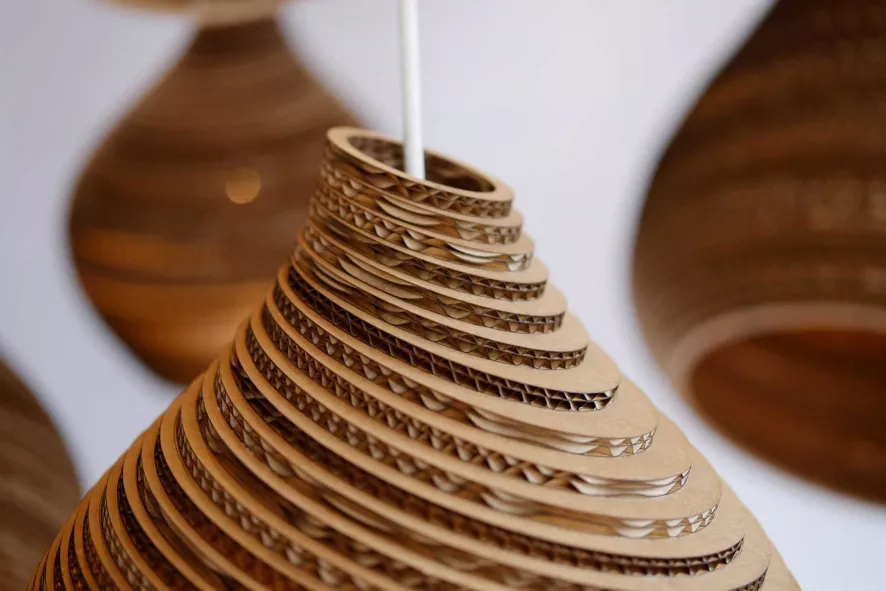 Graypants Scraplights Hive 9 Hanglamp Ø23 Blond 4 Graypants Scraplights Hive 9 Hanglamp Ø23 Blond - Afbeelding 2