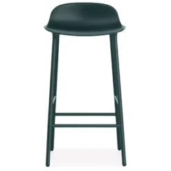 Normann Copenhagen Form Barstool Barkruk 75 Cm Met Stalen Onderstel Groen