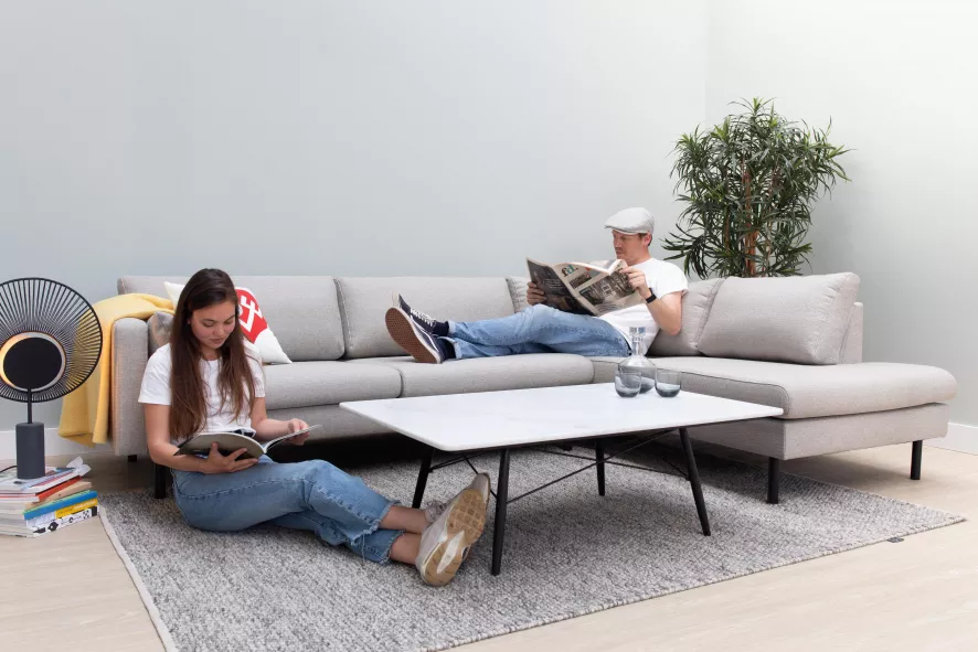 Nuuck Mette Hoekbank Links Lichtgrijs 14 Nuuck Mette Hoekbank Links Lichtgrijs - Afbeelding 12