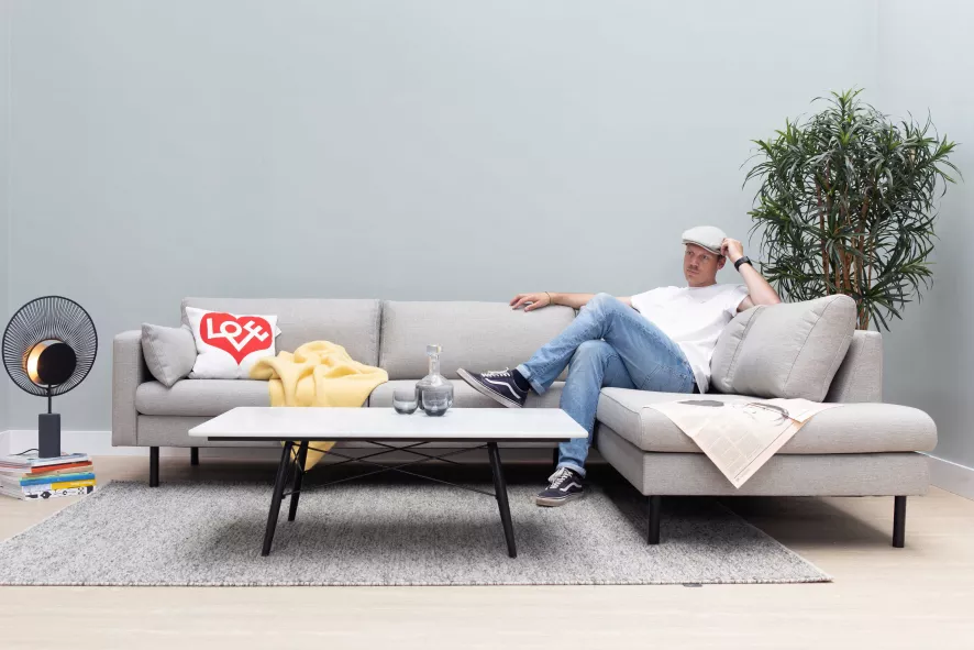 Nuuck Mette Hoekbank Links Lichtgrijs 9 Nuuck Mette Hoekbank Links Lichtgrijs - Afbeelding 7