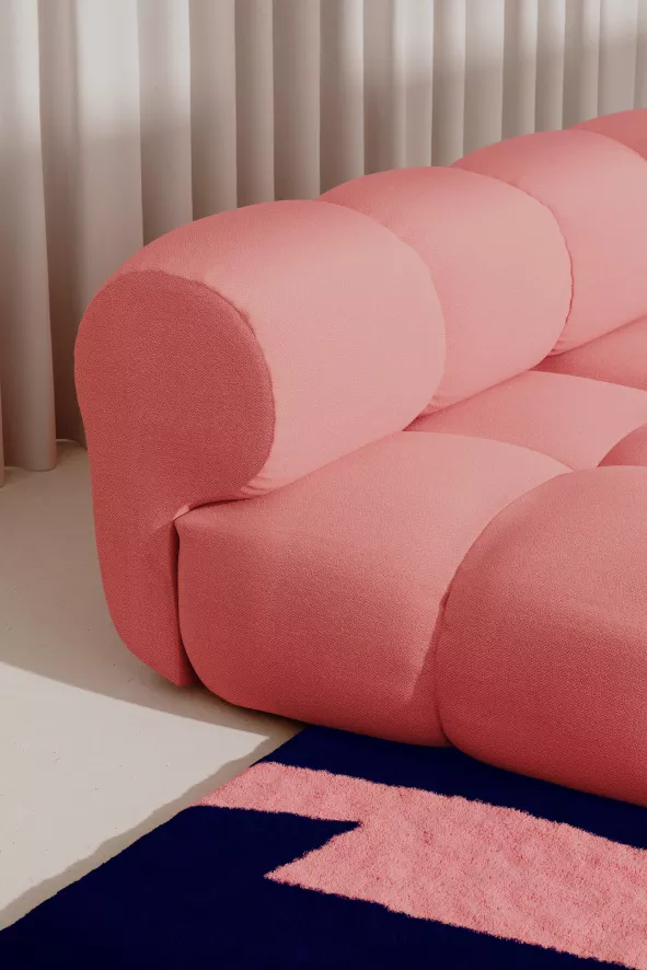 Objekte Unserer Tage Sander 2,5-zits Bank Moss Green 7 Objekte Unserer Tage Sander 2,5-zits Bank Moss Green - Afbeelding 5