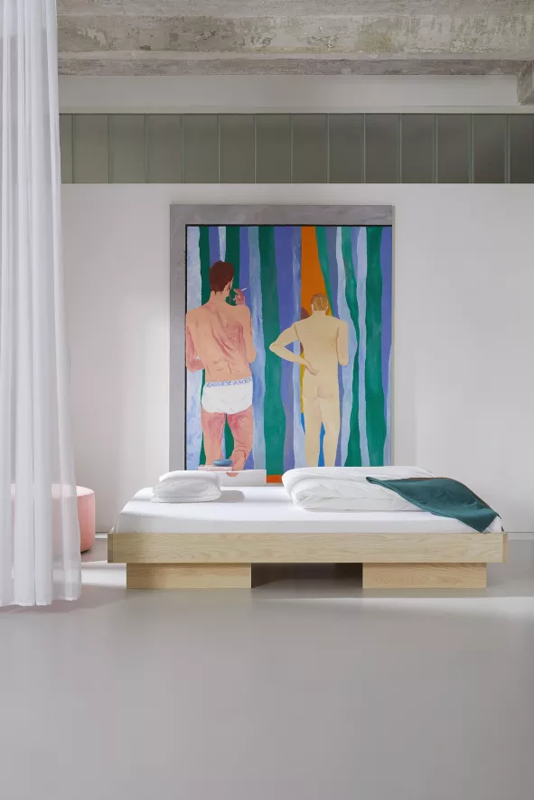 Objekte Unserer Tage Zians Bed 140x200 Eiken Wit 5 Objekte Unserer Tage Zians Bed 140x200 Eiken Wit - Afbeelding 3