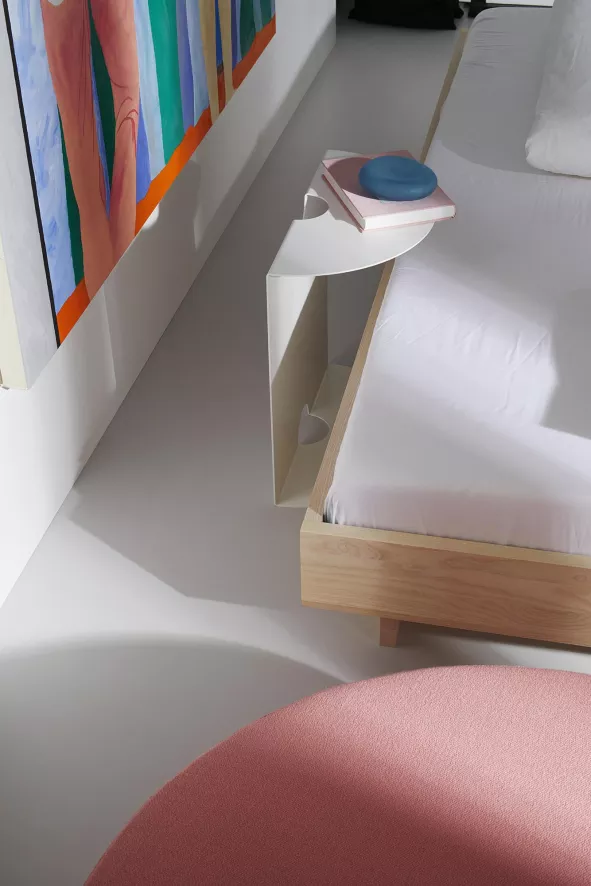 Objekte Unserer Tage Zians Bed 200x200 Walnoot Naturel 7 Objekte Unserer Tage Zians Bed 200x200 Walnoot Naturel - Afbeelding 5