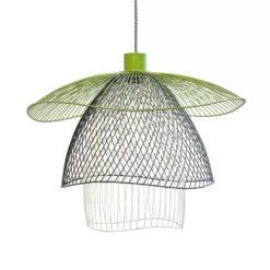 Forestier Papillon Hanglamp Ø56 Small Blauw-wit-groen