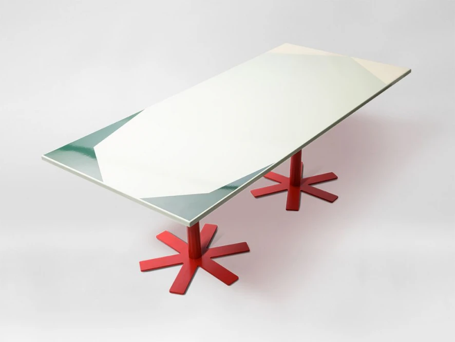 Petite Friture Parrot Tafel 90x200 Lichtroze 6 Petite Friture Parrot Tafel 90x200 Lichtroze - Afbeelding 4