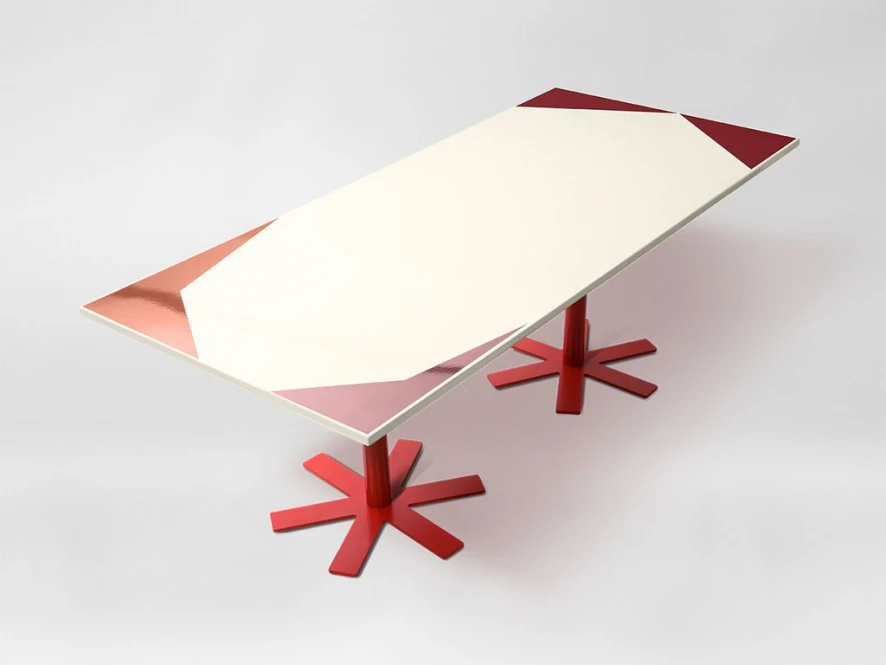 Petite Friture Parrot Tafel 90x200 Lichtroze 7 Petite Friture Parrot Tafel 90x200 Lichtroze - Afbeelding 5