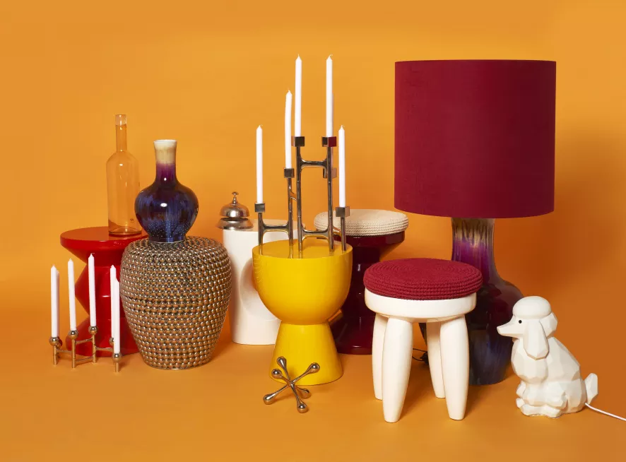 POLSPOTTEN Tam Tam Bijzettafel Bordeaux 9 POLSPOTTEN Tam Tam Bijzettafel Bordeaux - Afbeelding 7