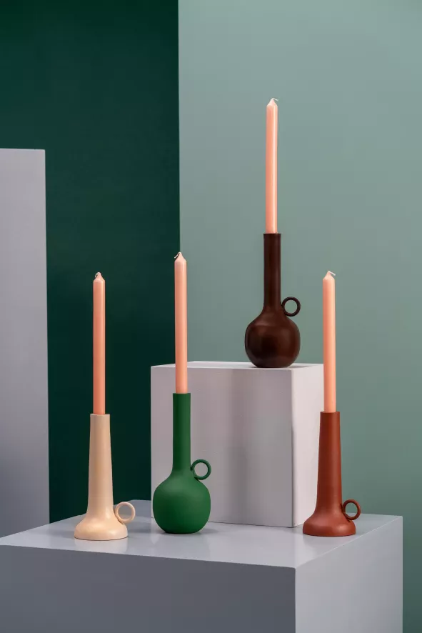 POLSPOTTEN Spartan Kandelaar 26 Oranje 8 POLSPOTTEN Spartan Kandelaar 26 Oranje - Afbeelding 6