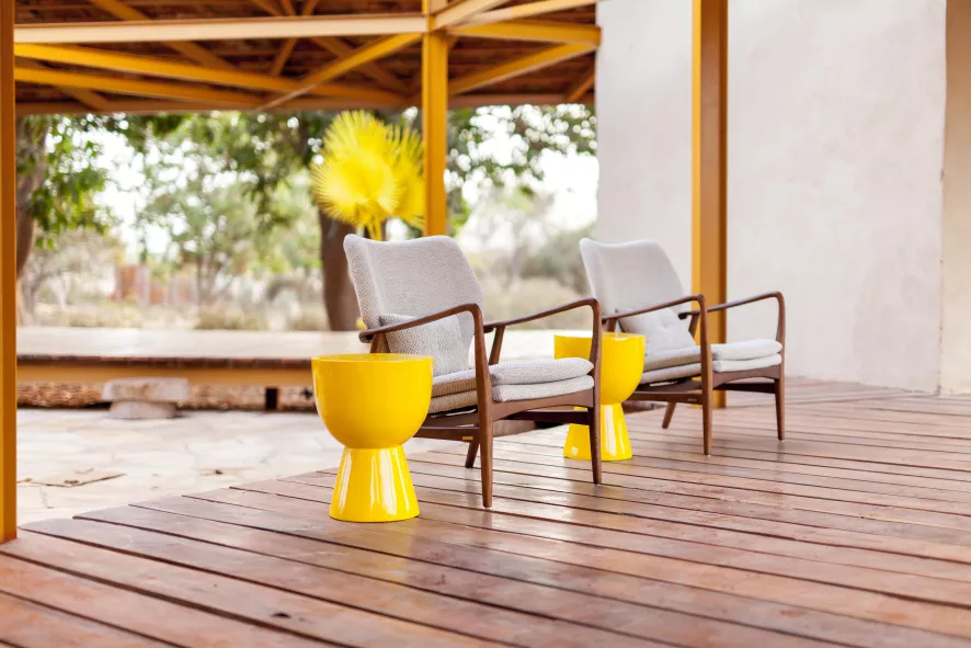 POLSPOTTEN Tam Tam Bijzettafel Bordeaux 22 POLSPOTTEN Tam Tam Bijzettafel Bordeaux - Afbeelding 20