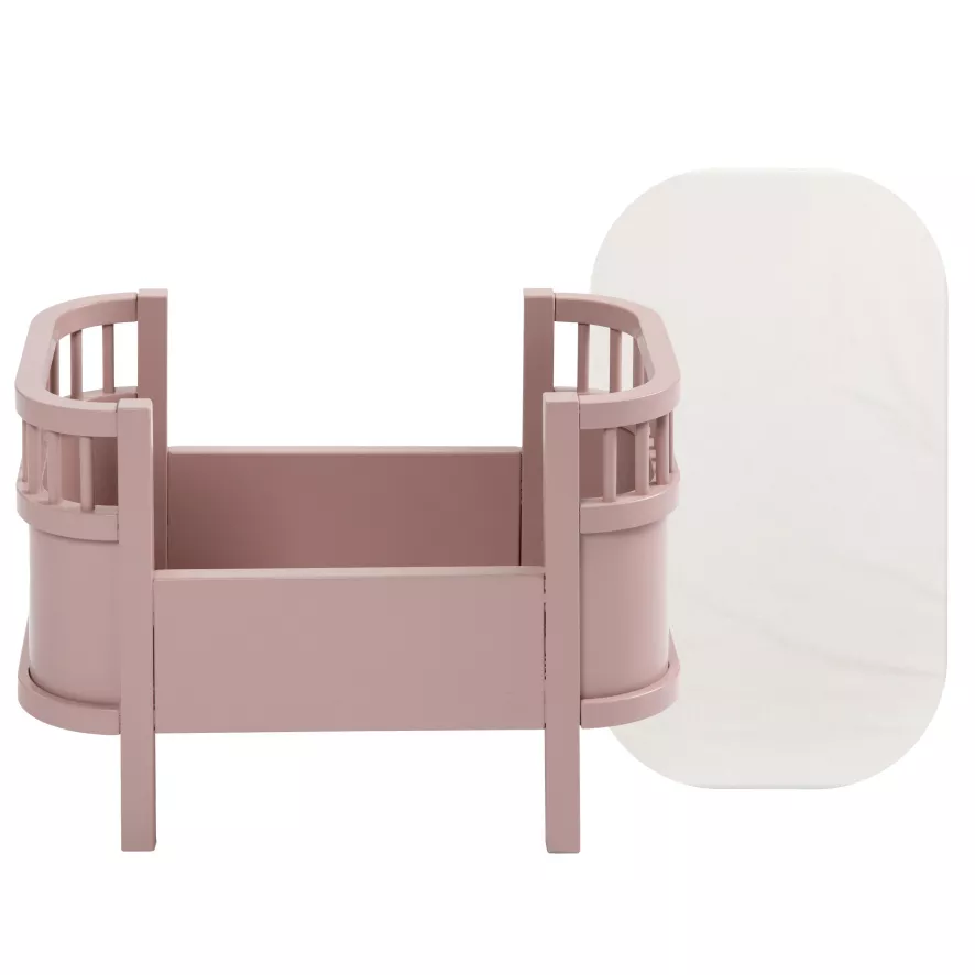 Sebra The Sebra Poppenbed Speelgoed Blossom Pink Incl Matras 3 Sebra The Sebra Poppenbed Speelgoed Blossom Pink Incl Matras