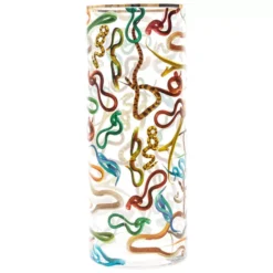Seletti Toiletpaper Cylindrical Vaas Large Snakes
