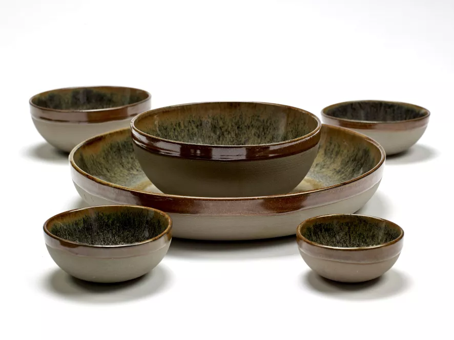 Serax Surface By Sergio Herman Kom Ø23,5 Rusty Brown 6 Serax Surface By Sergio Herman Kom Ø23,5 Rusty Brown - Afbeelding 4