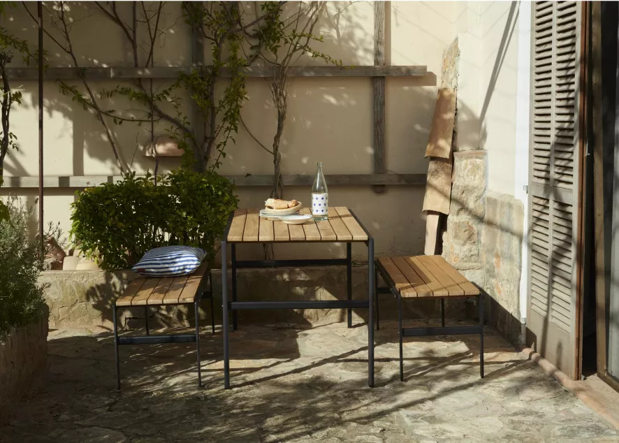 Skagerak Reform Tuinbank 110 Anthracite Black 9 Skagerak Reform Tuinbank 110 Anthracite Black - Afbeelding 7