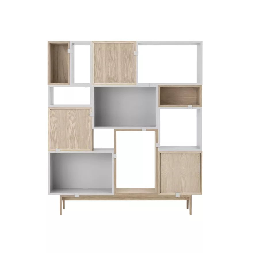 Muuto Stacked 2.0 Kast Met Backboard Small Eiken 8 Muuto Stacked 2.0 Kast Met Backboard Small Eiken - Afbeelding 6