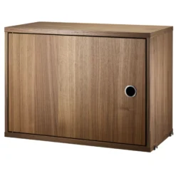 String Furniture Kast Met Openslaande Deur 58x42x30cm Walnoot