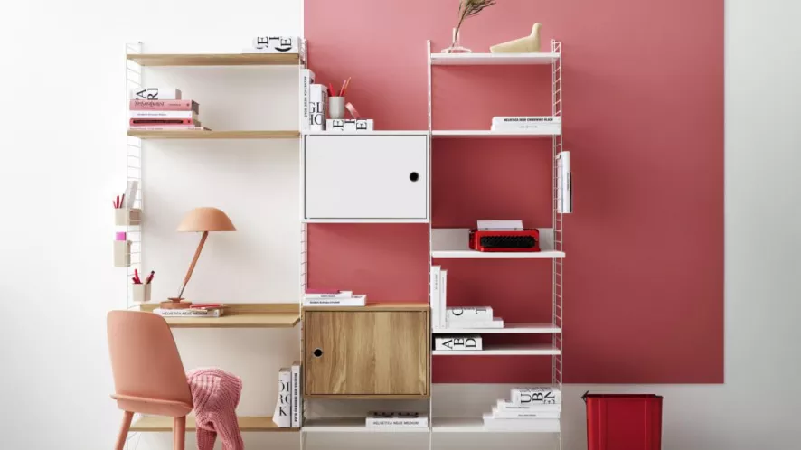 String Furniture Kast Met Openslaande Deur 58x42x30cm Walnoot 7 String Furniture Kast Met Openslaande Deur 58x42x30cm Walnoot - Afbeelding 5