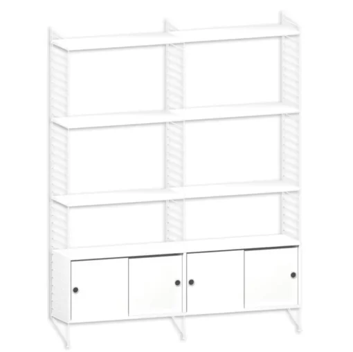 String Furniture Hoge Kast Medium, Wit