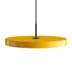 Umage Asteria Hanglamp LED Medium Ø43 Zwart Saffron Yellow