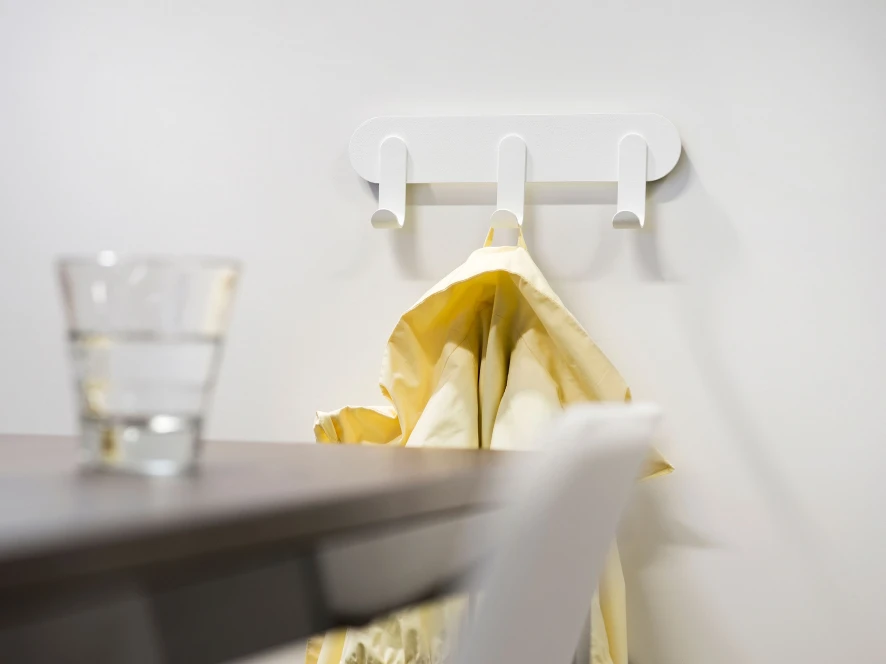 Van Esch Nino H25 Kapstok Met Magneet Wit 4 Van Esch Nino H25 Kapstok Met Magneet Wit - Afbeelding 2